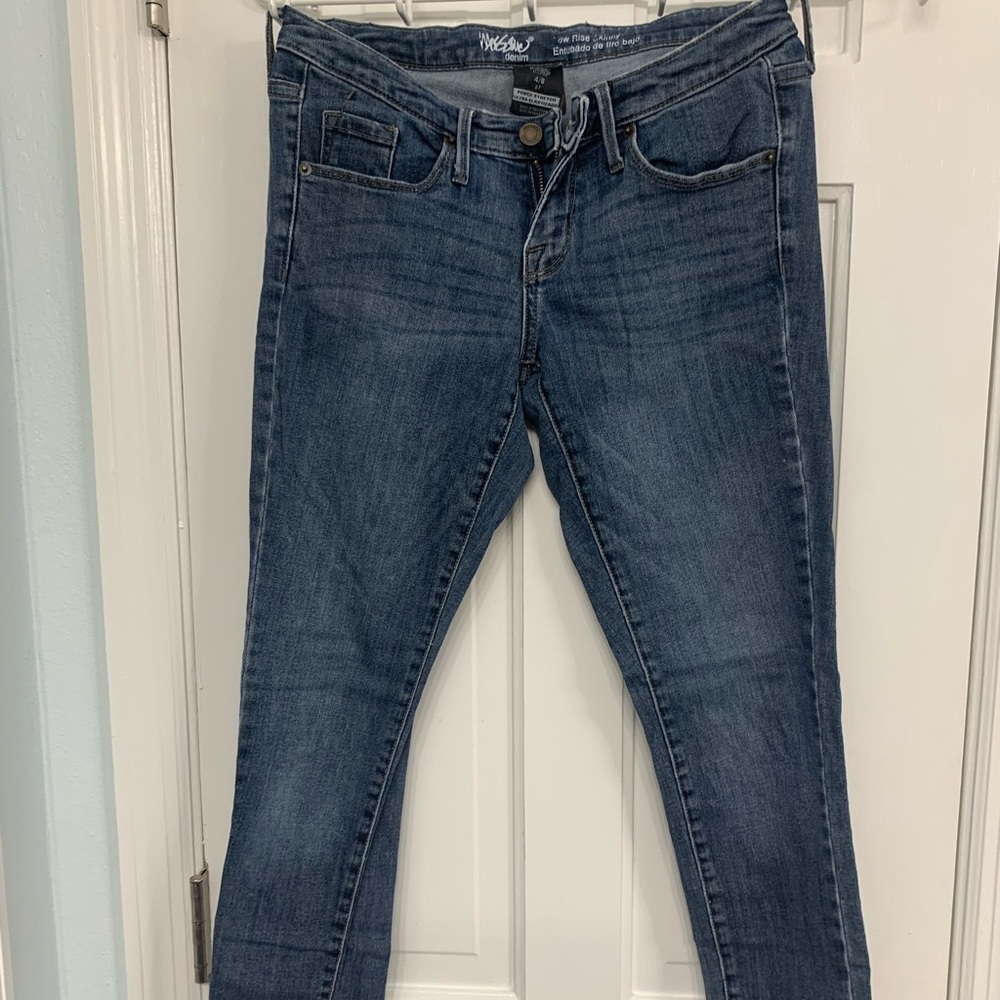 Missoni jeans, low rise, skinny jeans size 4